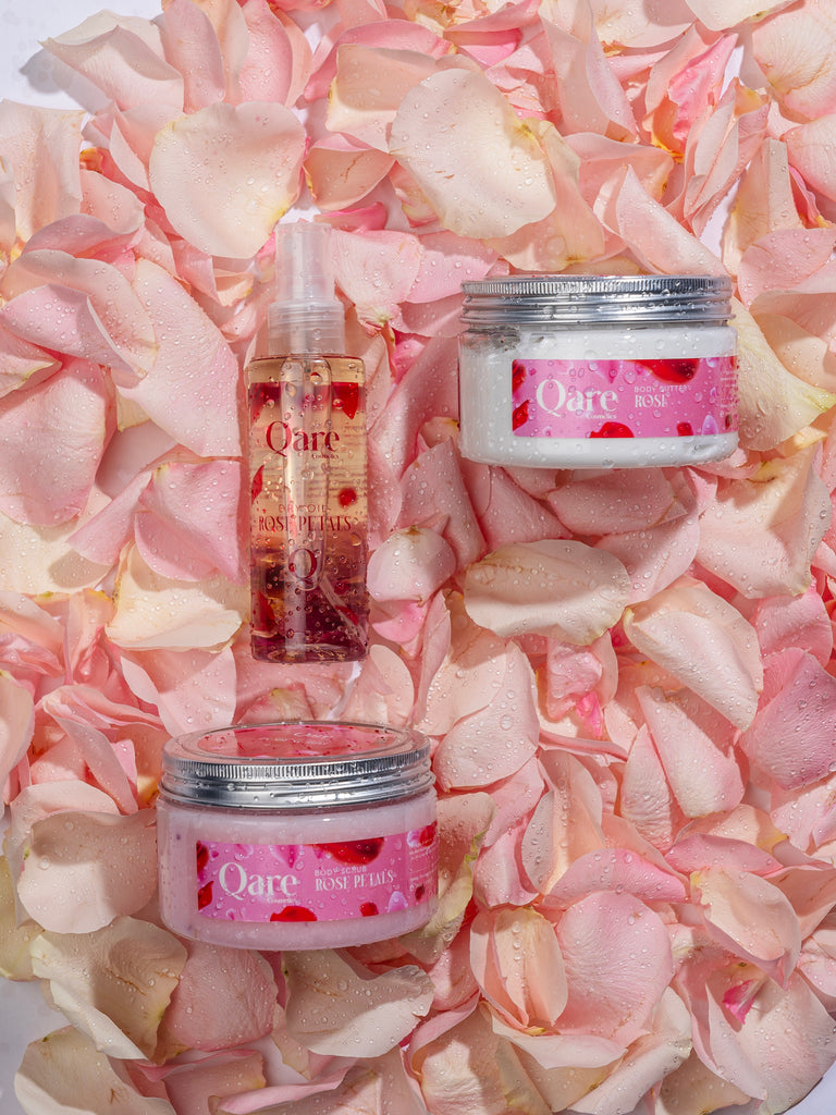 Qare Rose Petals Body Collection